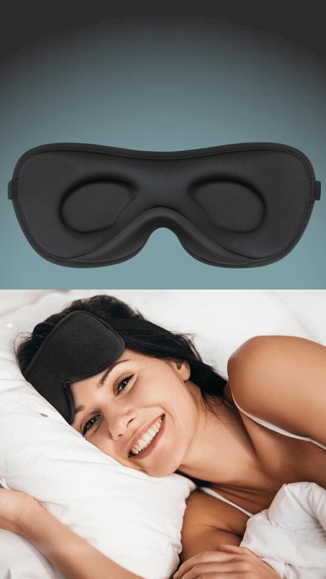 The ultra-thin 3D sleep mask for side sleepers