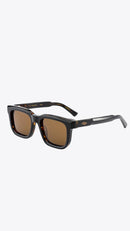 "ION" polarized D-frame rectangular sunglasses