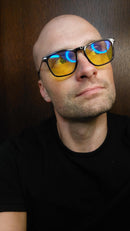 "Jax Fookus" unisex blue light glasses for daytime use