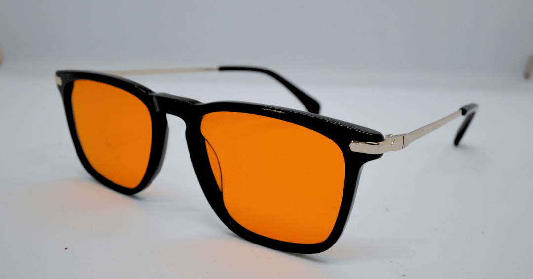 "Jax" metal frame blue light glasses