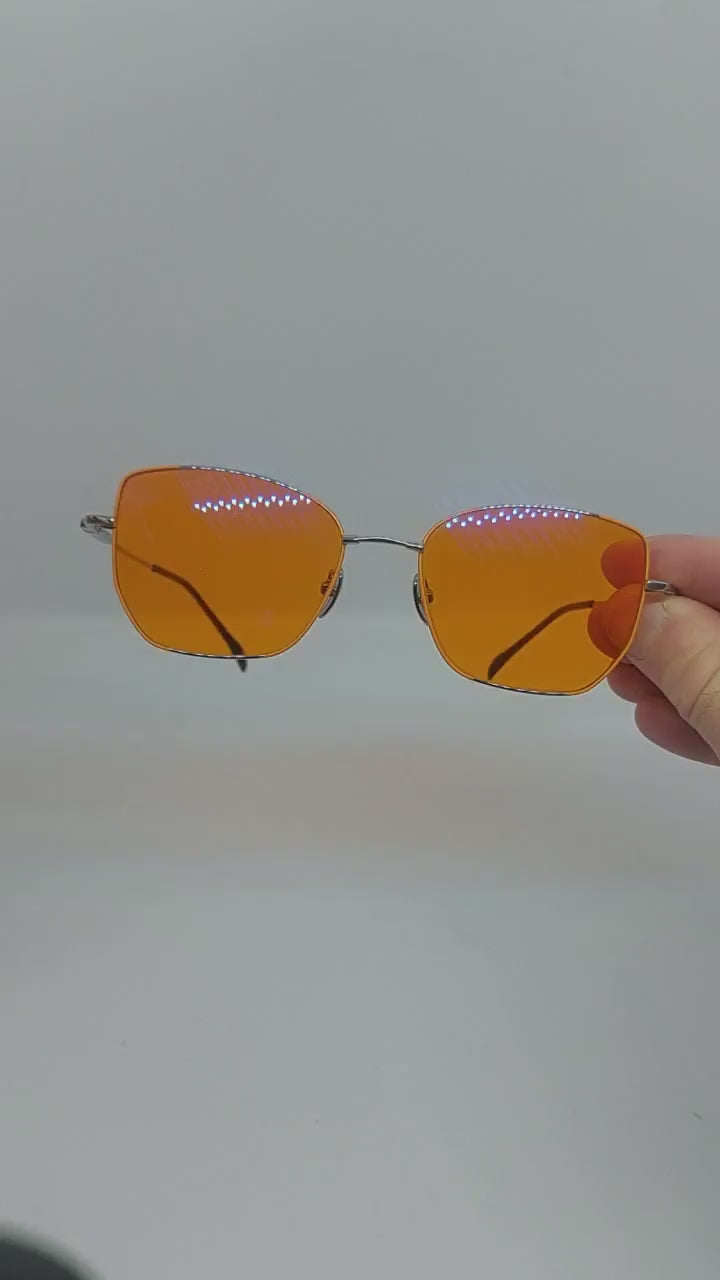 "Zen" titaanist raamiga unisex sinise valguse prillid