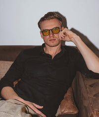 "Jax Fookus" päevased ekraaniprillid kollase klaasiga